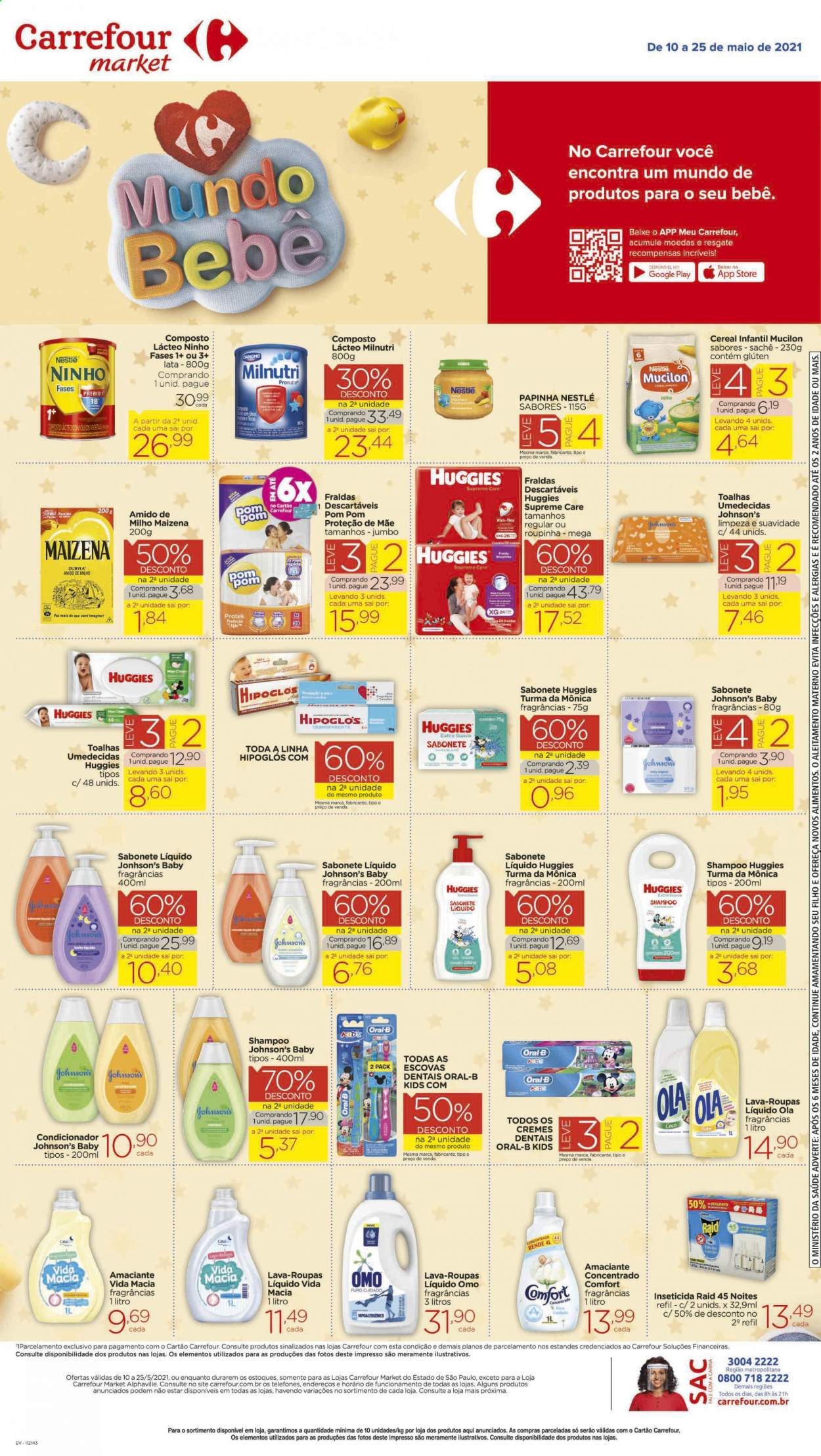 Folheto Carrefour Market - 10/05/2021 - 25/05/2021. Página 1
