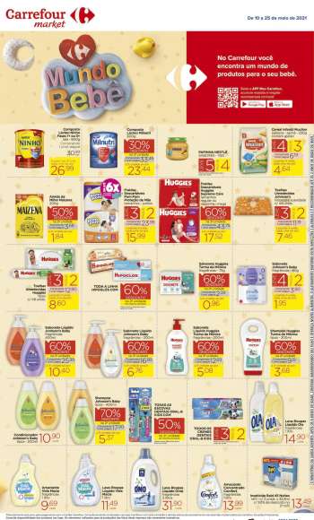 Folheto Carrefour Market - 10.05.2021 - 25.05.2021.