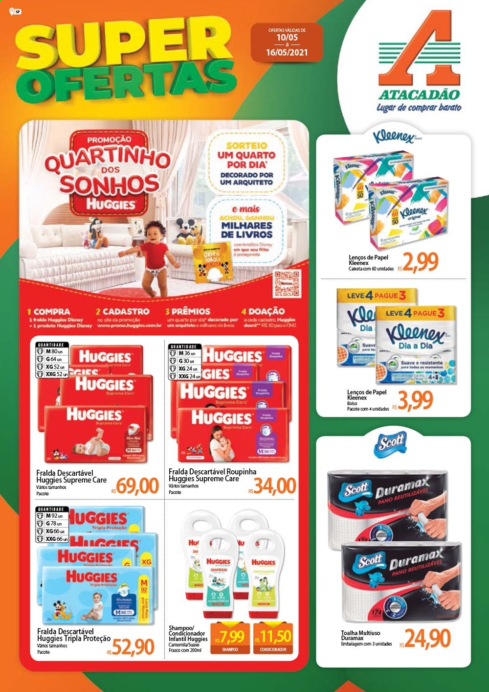 Folheto Atacadão - 10/05/2021 - 16/05/2021. Página 1