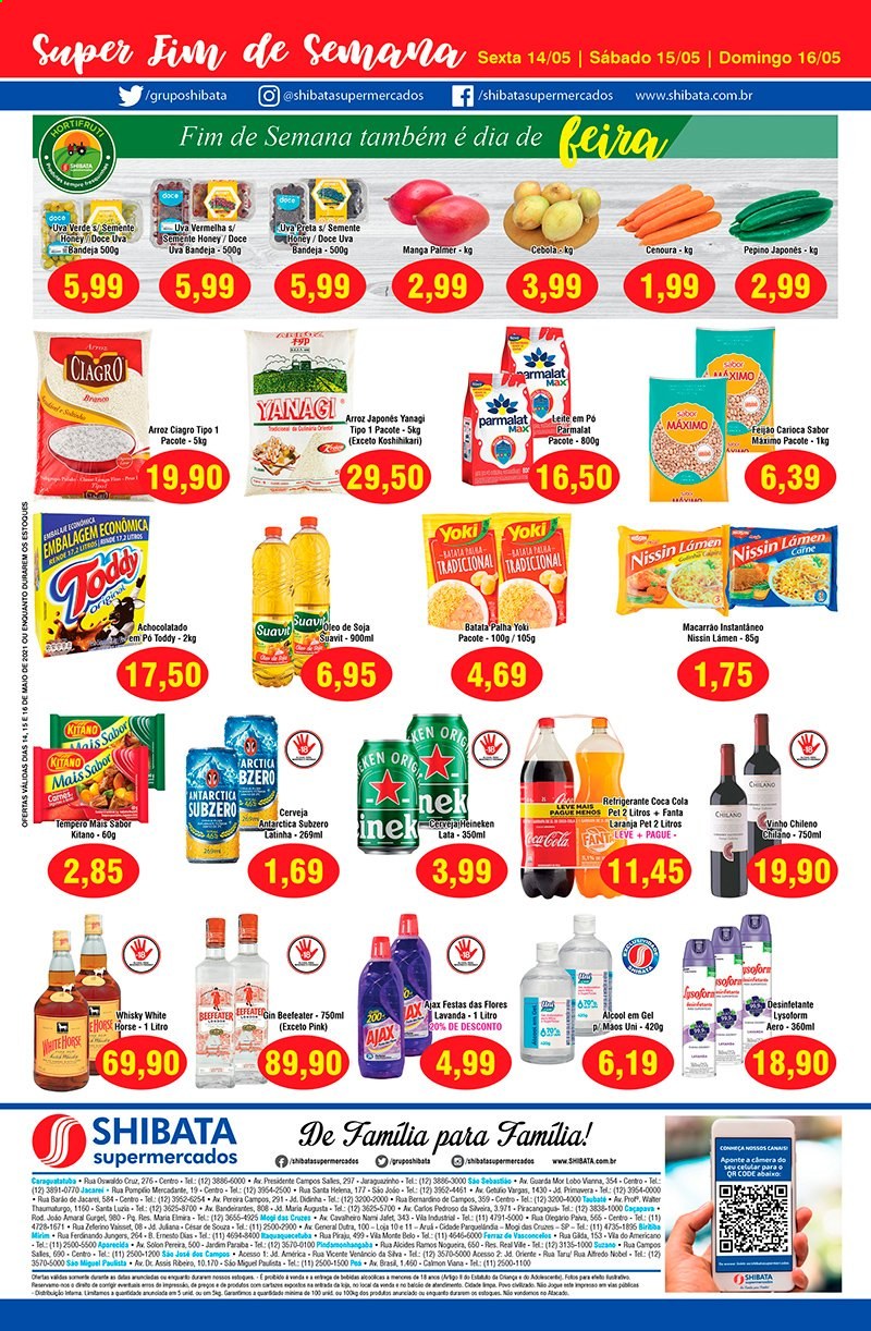 Folheto Shibata Supermercados - 14/05/2021 - 16/05/2021. Página 2
