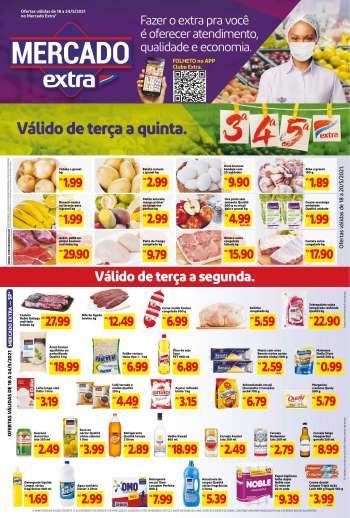 Folheto Mercado Extra - 18.05.2021 - 24.05.2021.
