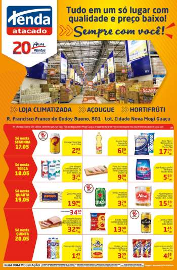 Folheto Tenda Atacado - 17.05.2021 - 20.05.2021.