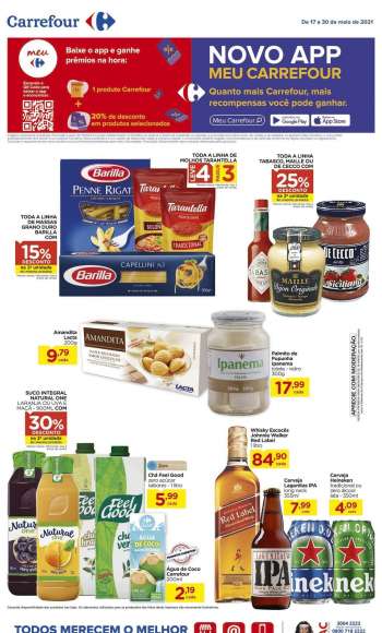 Folheto Carrefour Hiper - 17.05.2021 - 30.05.2021.