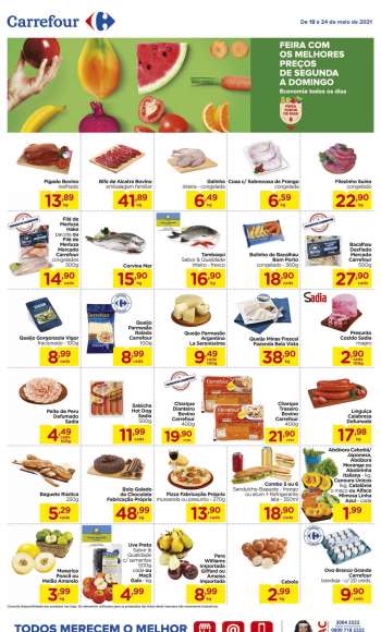 Folheto Carrefour Hiper - 18.05.2021 - 24.05.2021.