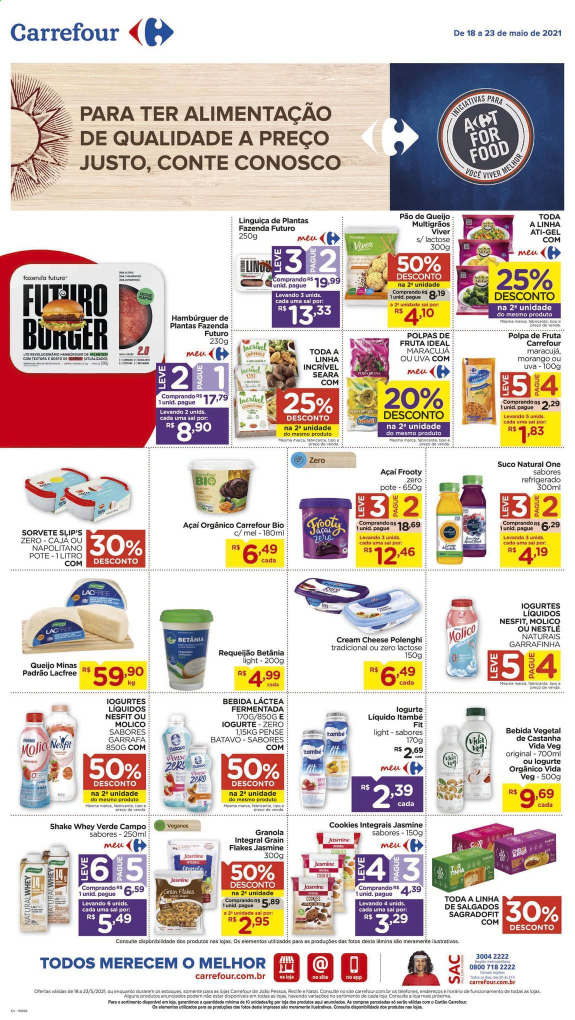 Folheto Carrefour Hiper - 18/05/2021 - 23/05/2021. Página 1