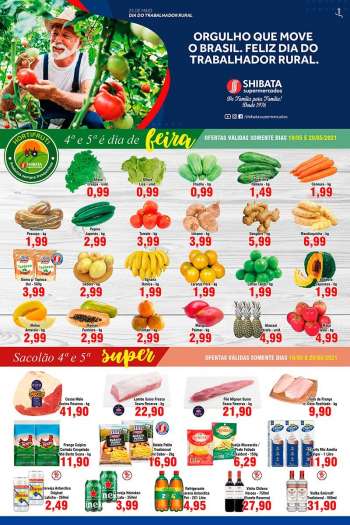 Folheto Shibata Supermercados - 19.05.2021 - 25.05.2021.
