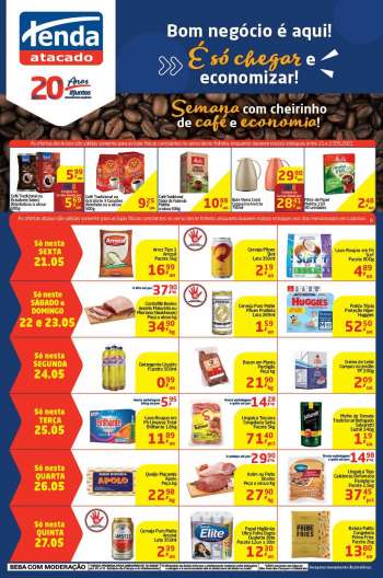 Folheto Tenda Atacado - 21.05.2021 - 27.05.2021.