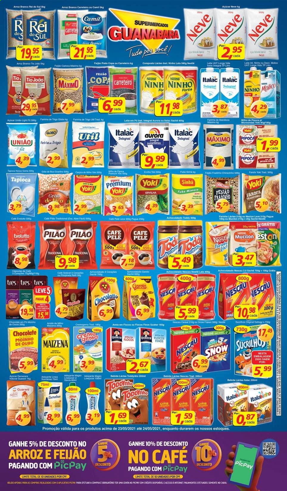 Folheto Supermercados Guanabara - 23/05/2021 - 24/05/2021. Página 6