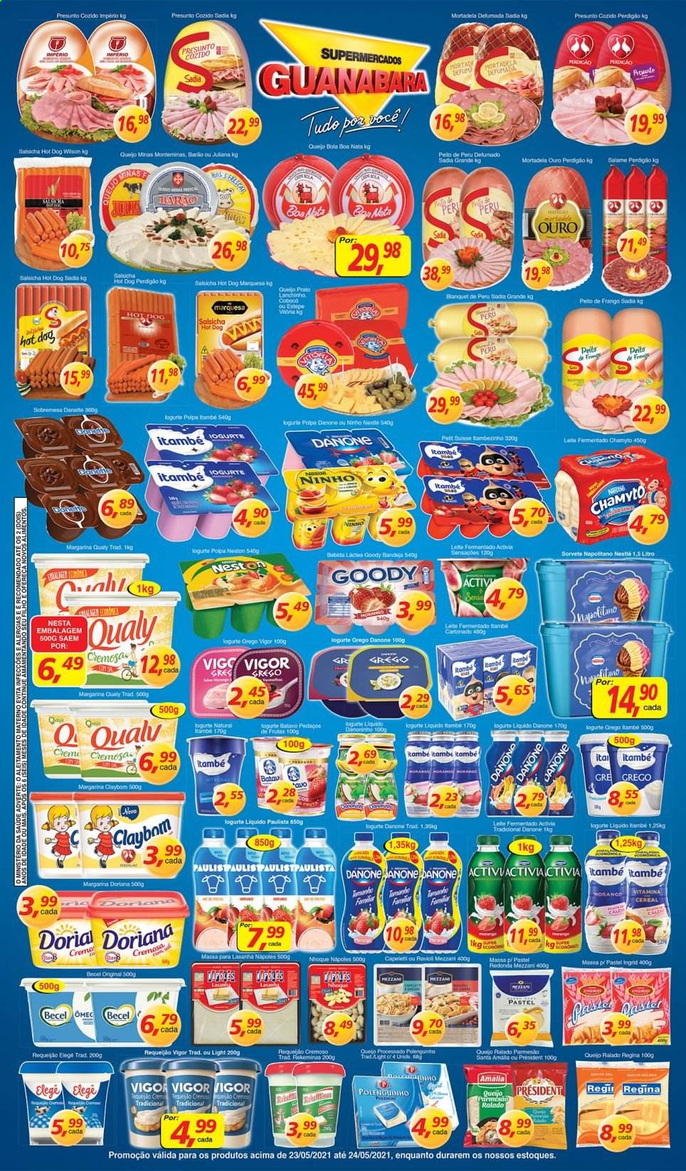 Folheto Supermercados Guanabara - 23/05/2021 - 24/05/2021. Página 10