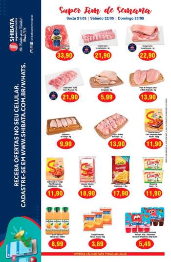 Folheto Shibata Supermercados - 21.05.2021 - 23.05.2021.