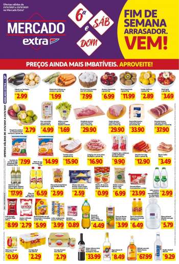 Folheto Mercado Extra - 21.05.2021 - 23.05.2021.