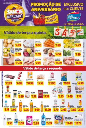 Folheto Mercado Extra - 25.05.2021 - 31.05.2021.