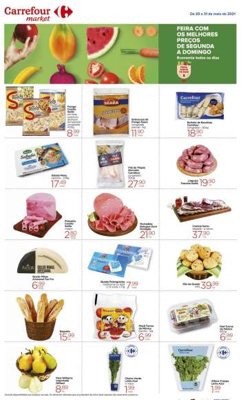 Folheto Carrefour Market - 25.05.2021 - 31.05.2021.