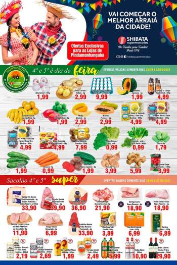 Folheto Shibata Supermercados - 26.05.2021 - 31.05.2021.