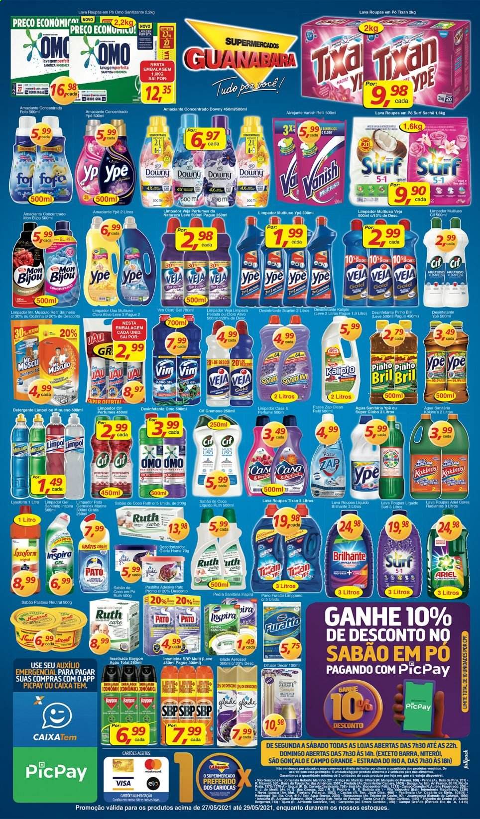 Folheto Supermercados Guanabara - 27/05/2021 - 29/05/2021. Página 12