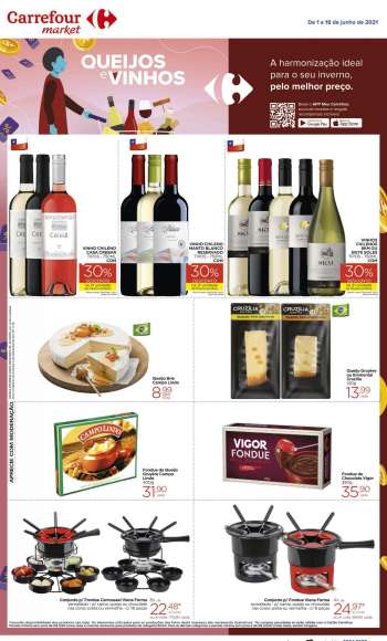 Folheto Carrefour Market - 01.06.2021 - 16.06.2021.