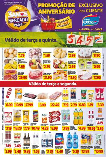 Folheto Mercado Extra - 01.06.2021 - 07.06.2021.