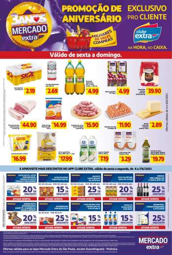 Folheto Mercado Extra - 04.06.2021 - 07.06.2021.