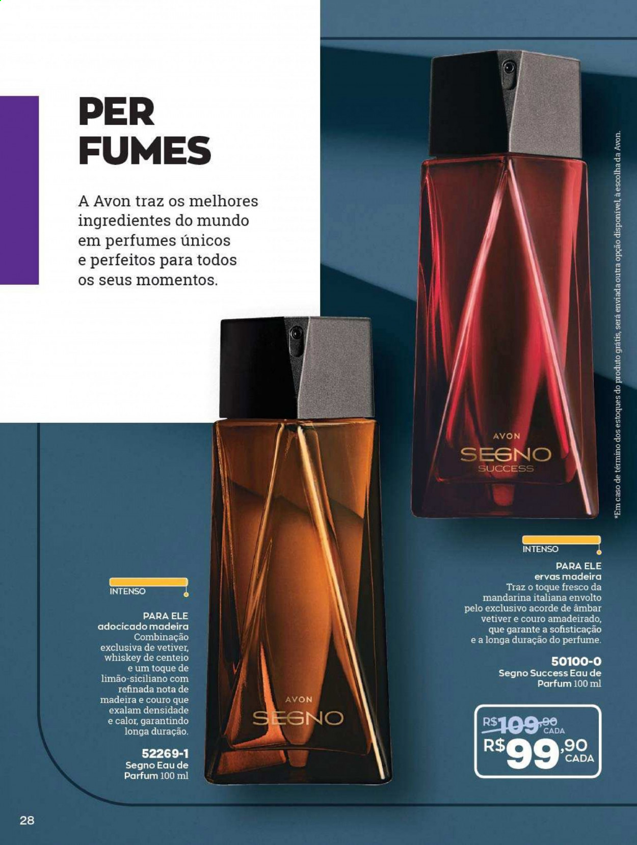 thumbnail - Folheto Avon - Produtos em promoção - Avon, eau de parfum, perfume. Página 28.