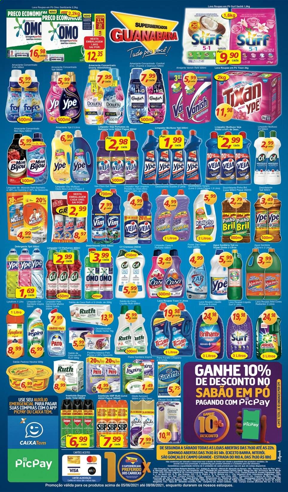 Folheto Supermercados Guanabara - 05/06/2021 - 08/06/2021. Página 12