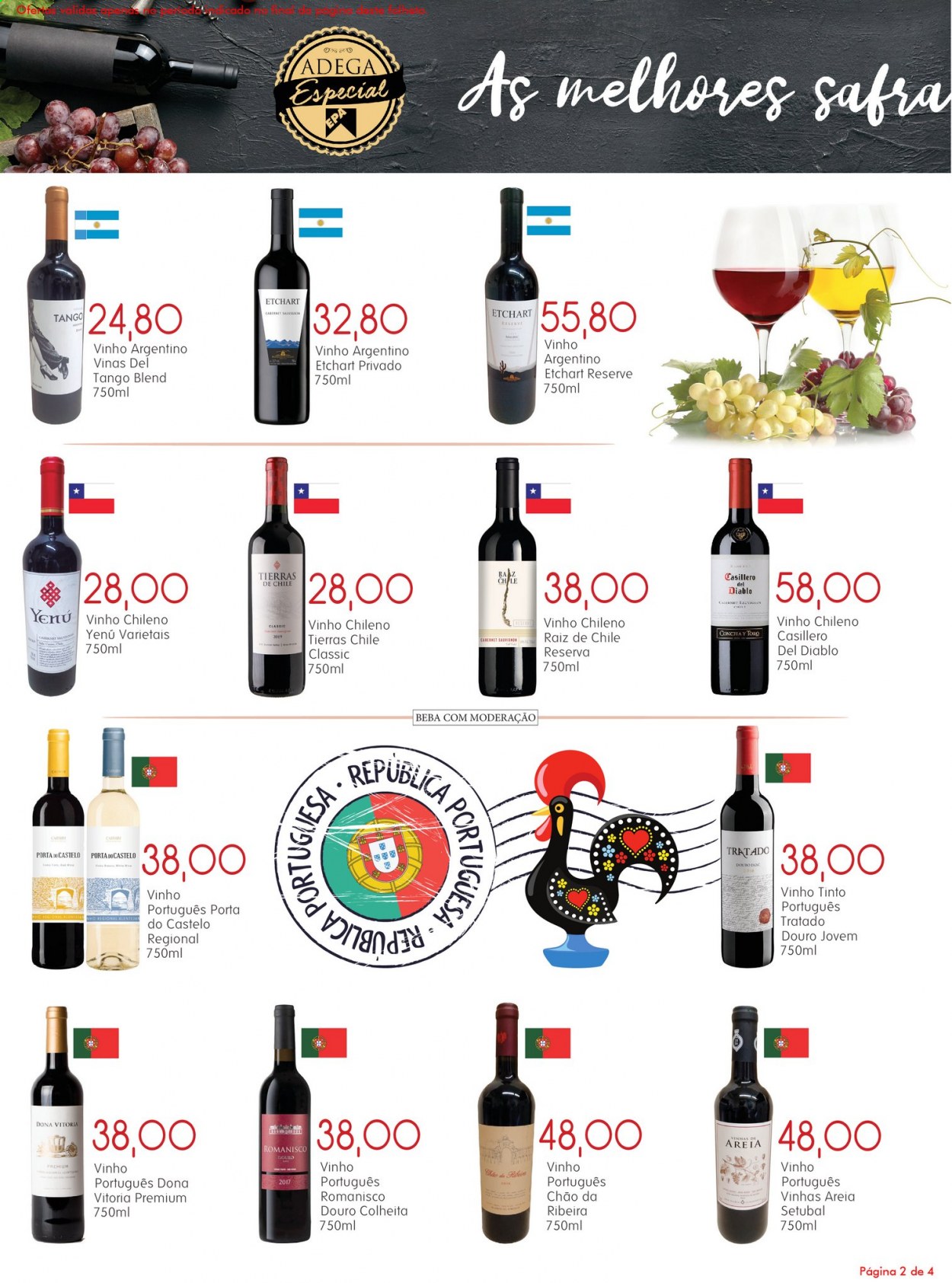 thumbnail - Folheto EPA - 03/06/2021 - 27/06/2021 - Produtos em promoção - vinho, vinho argentino, vinho chileno, vinho tinto, cabernet. Página 2.
