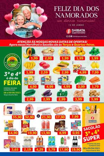 Folheto Shibata Supermercados - 08.06.2021 - 14.06.2021.