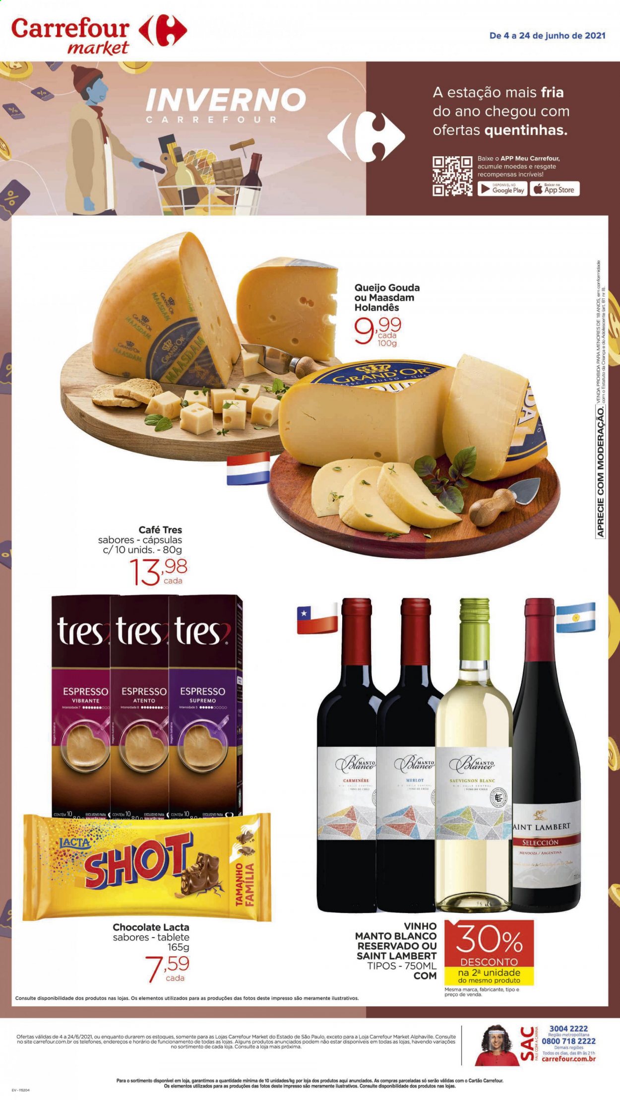 Folheto Carrefour Market - 04/06/2021 - 24/06/2021. Página 1