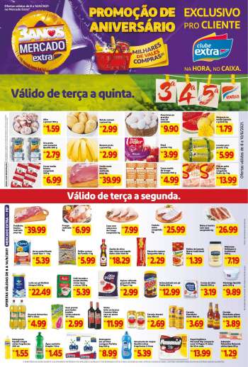 Folheto Mercado Extra - 08.06.2021 - 14.06.2021.