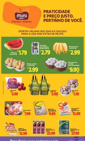 Folheto Mini Extra - 08.06.2021 - 09.06.2021.