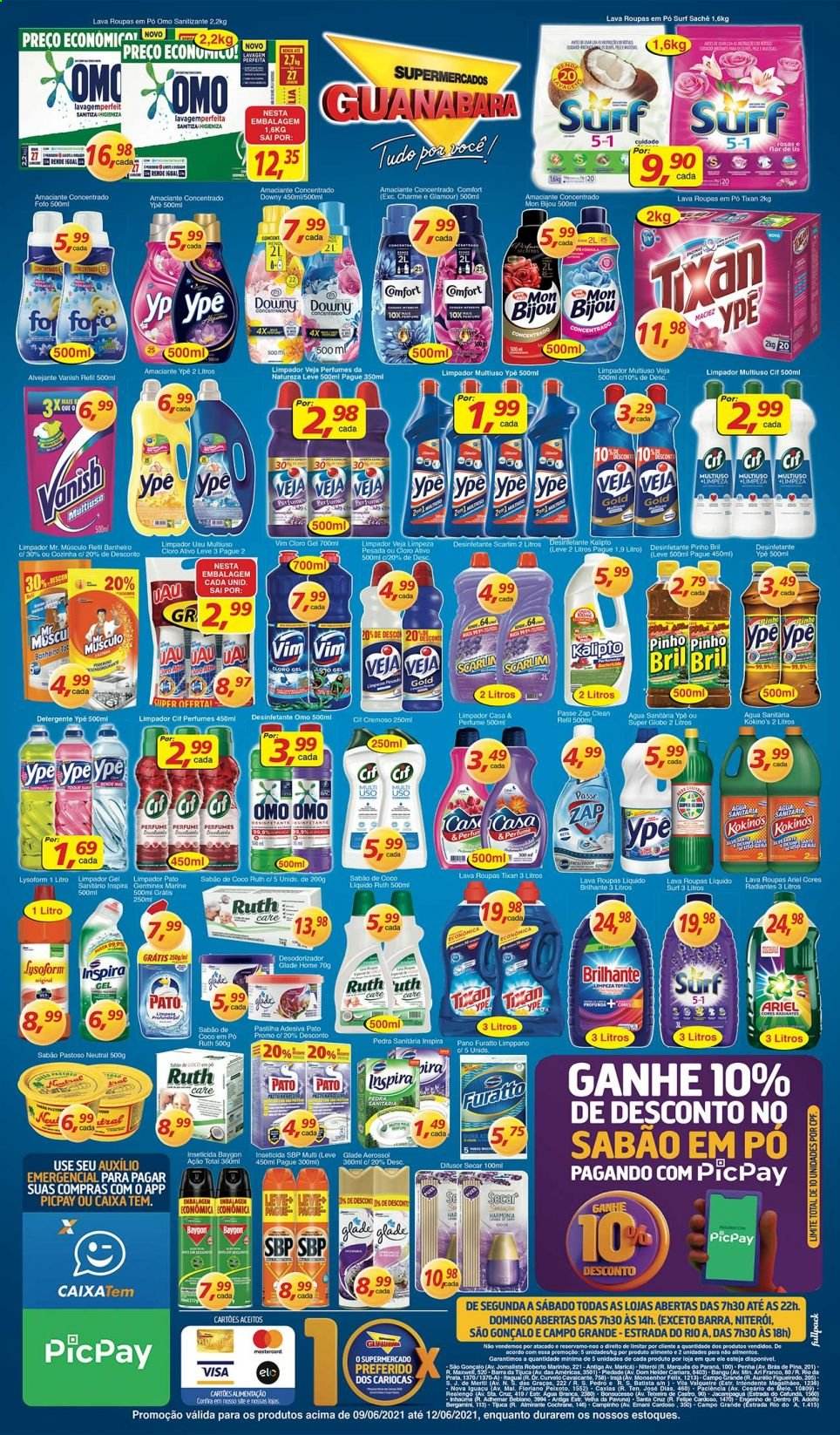 Folheto Supermercados Guanabara - 09/06/2021 - 12/06/2021. Página 12