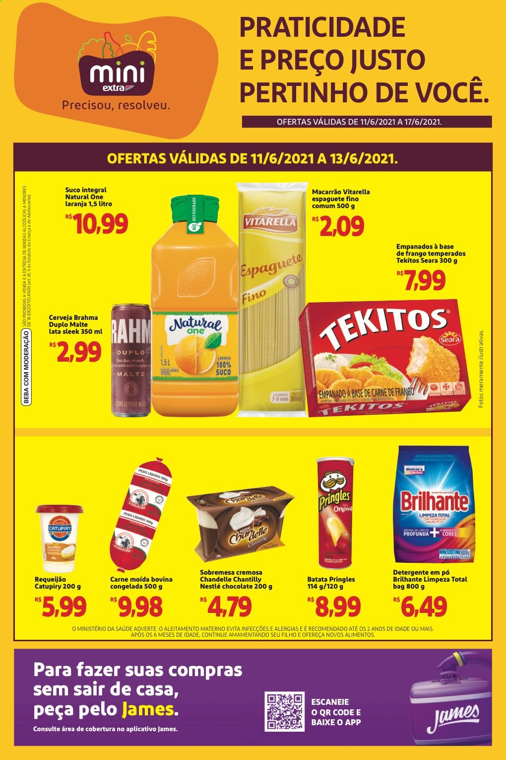 Folheto Mini Extra - 11/06/2021 - 17/06/2021. Página 1