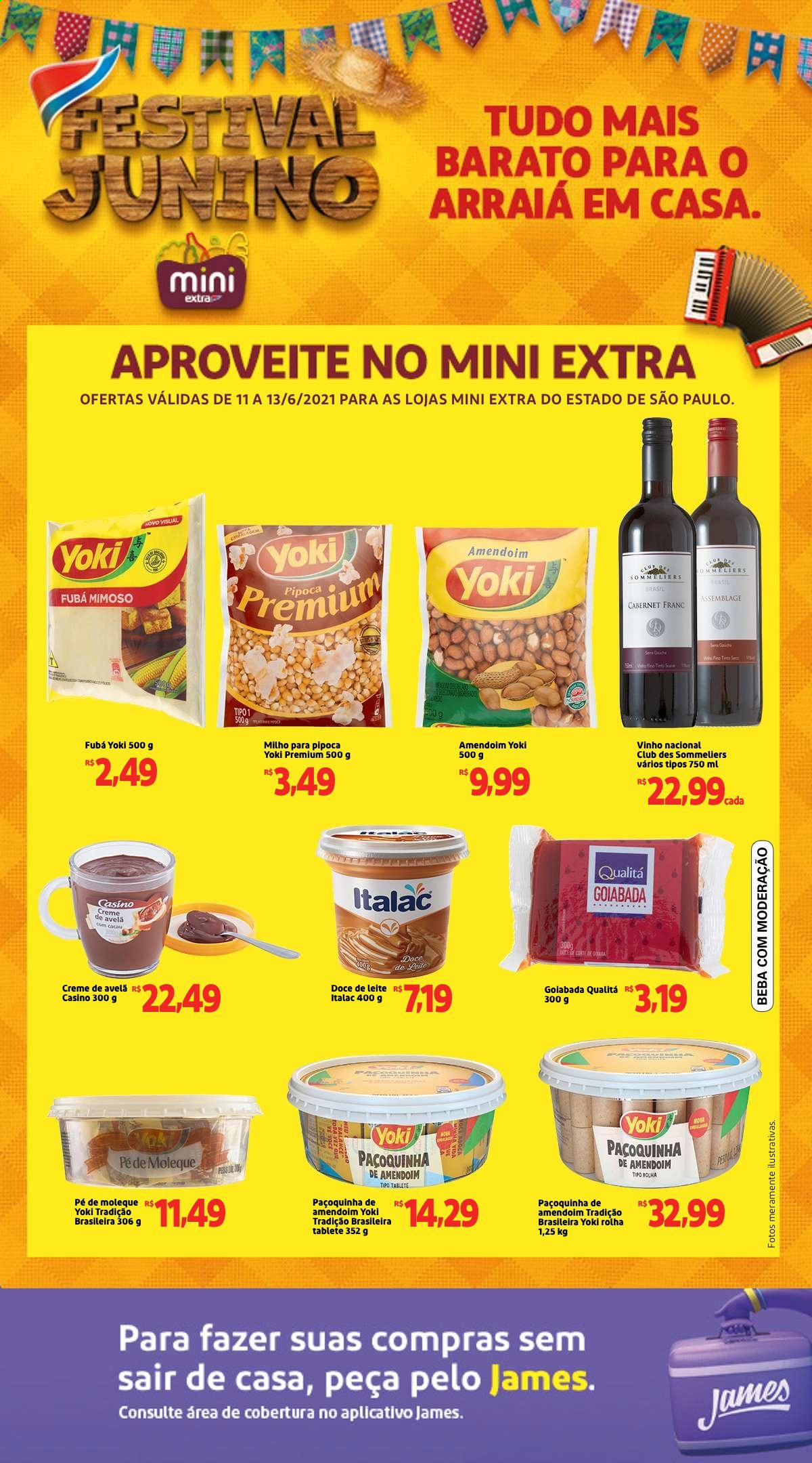 Folheto Mini Extra - 11/06/2021 - 13/06/2021. Página 1