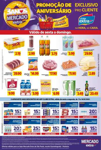 Folheto Mercado Extra - 11.06.2021 - 14.06.2021.
