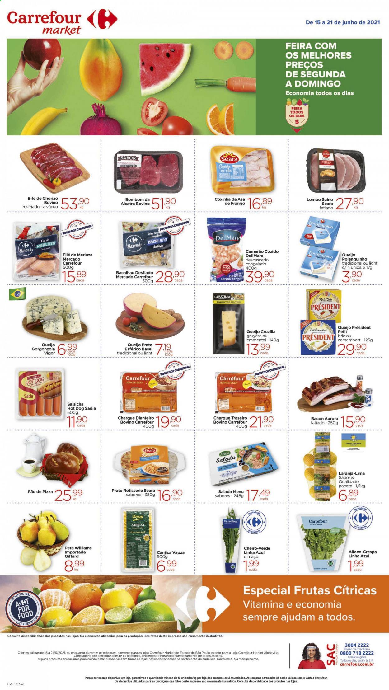 Folheto Carrefour Market - 15/06/2021 - 21/06/2021. Página 1