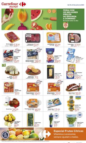 Folheto Carrefour Market - 15.06.2021 - 21.06.2021.
