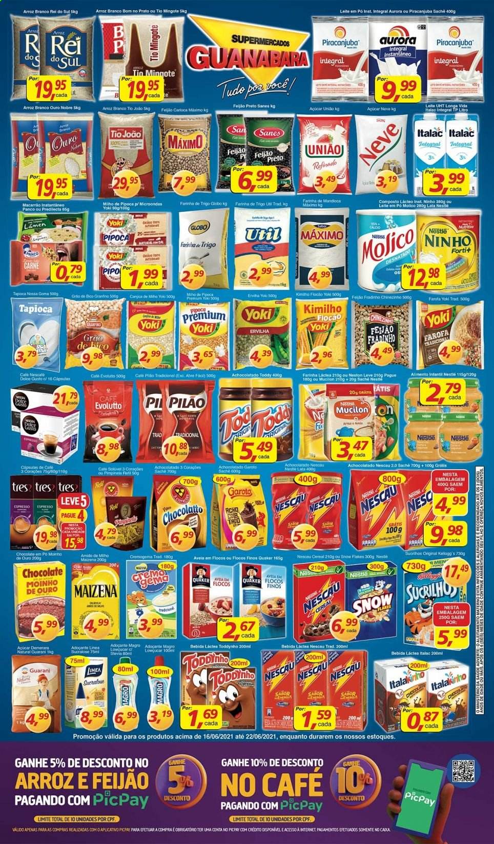 Folheto Supermercados Guanabara - 16/06/2021 - 22/06/2021. Página 6