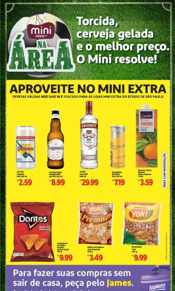Folheto Mini Extra - 16.06.2021 - 17.06.2021.