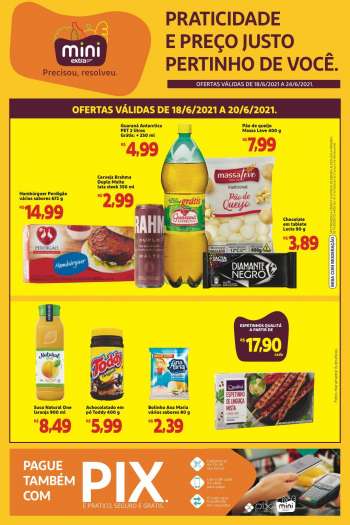 Folheto Mini Extra - 18.06.2021 - 24.06.2021.