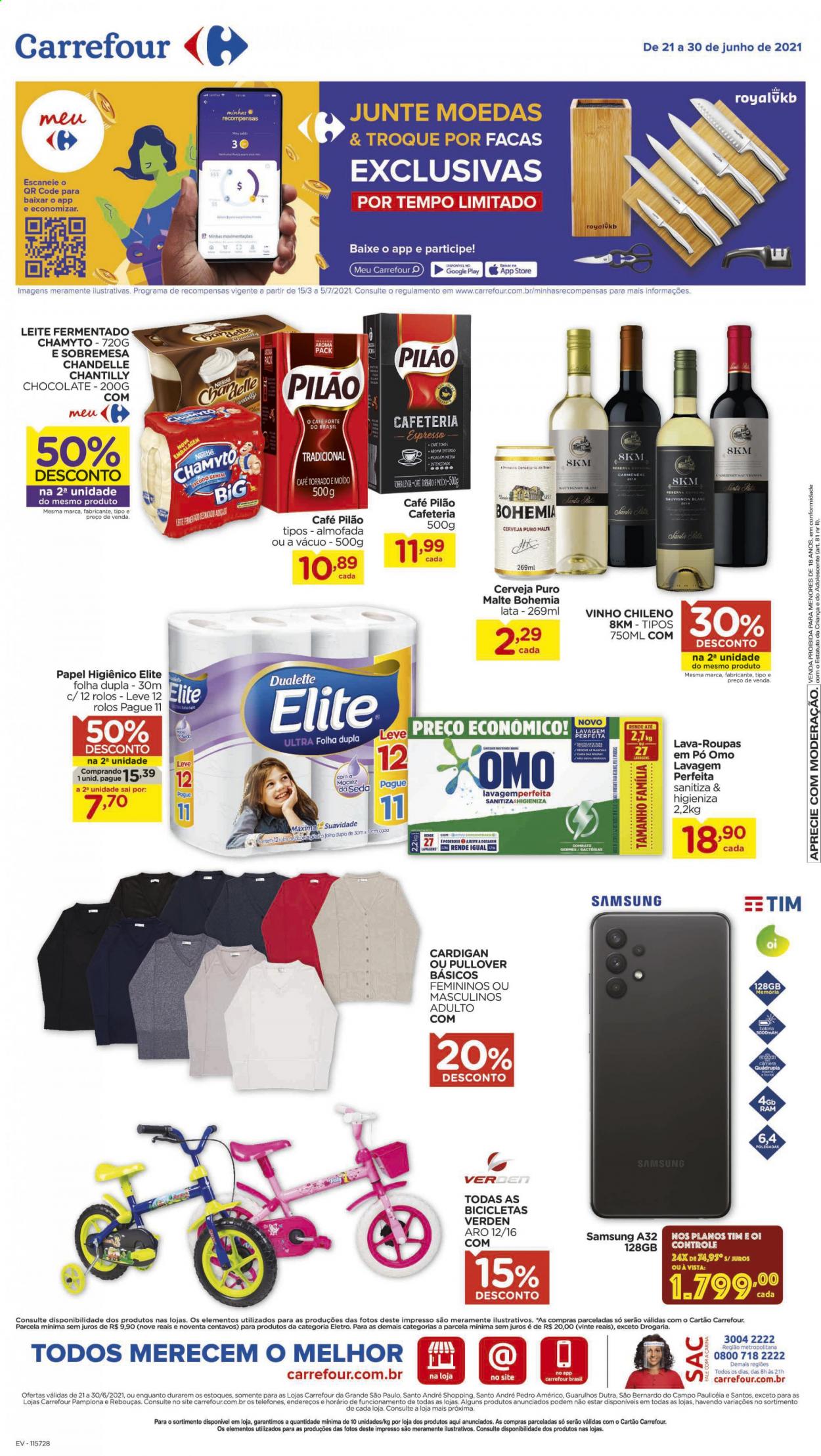 Folheto Carrefour Hiper - 21/06/2021 - 30/06/2021. Página 1