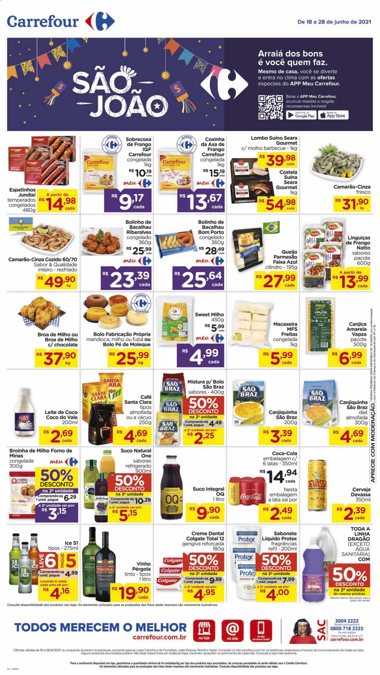 Folheto Carrefour Hiper - 18/06/2021 - 28/06/2021. Página 1