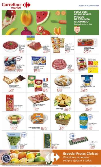 Folheto Carrefour Market - 22.06.2021 - 28.06.2021.