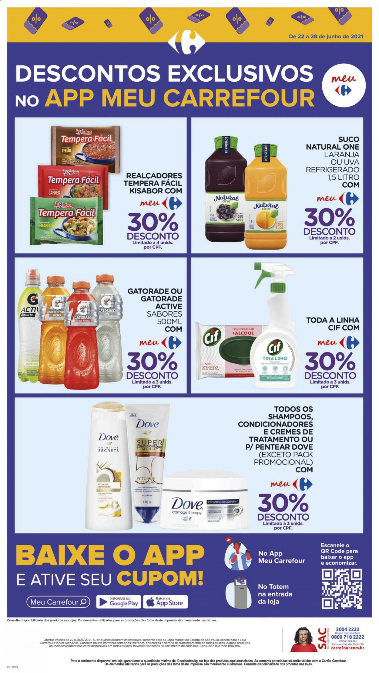 Folheto Carrefour Market - 22/06/2021 - 28/06/2021. Página 7