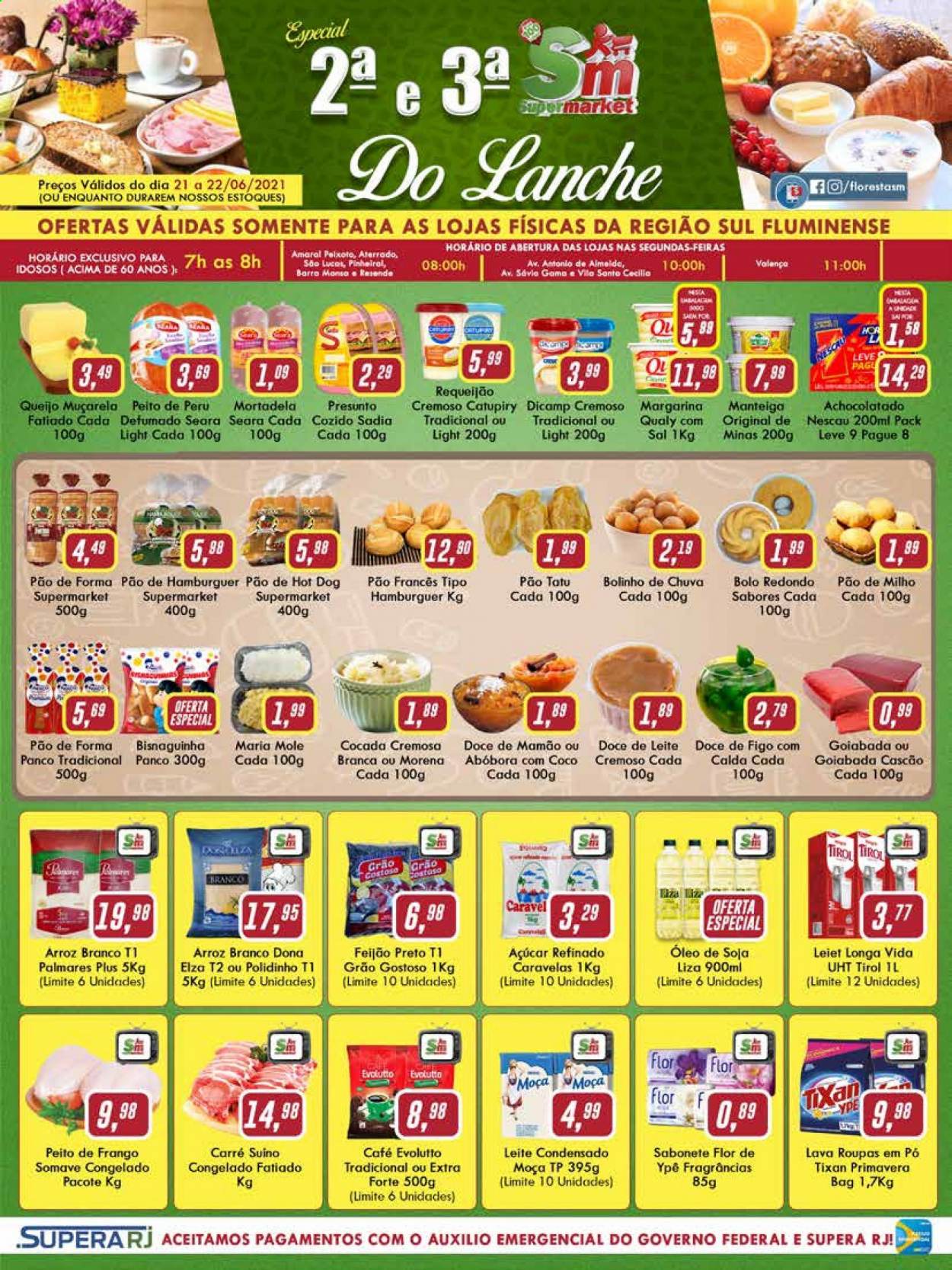 Folheto Rede Supermarket - 21/06/2021 - 22/06/2021. Página 1