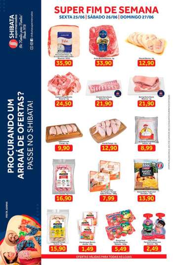 Folheto Shibata Supermercados - 25.06.2021 - 27.06.2021.