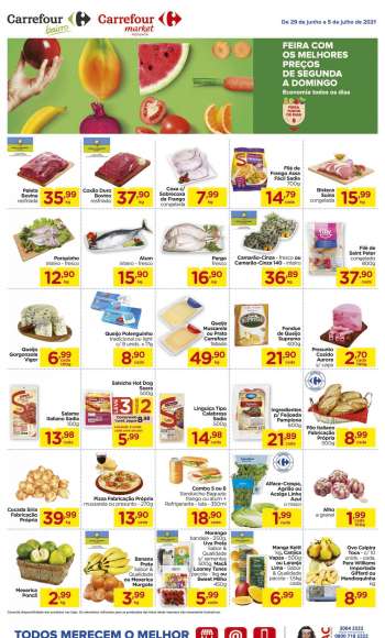 Folheto Carrefour - 29.06.2021 - 05.07.2021.