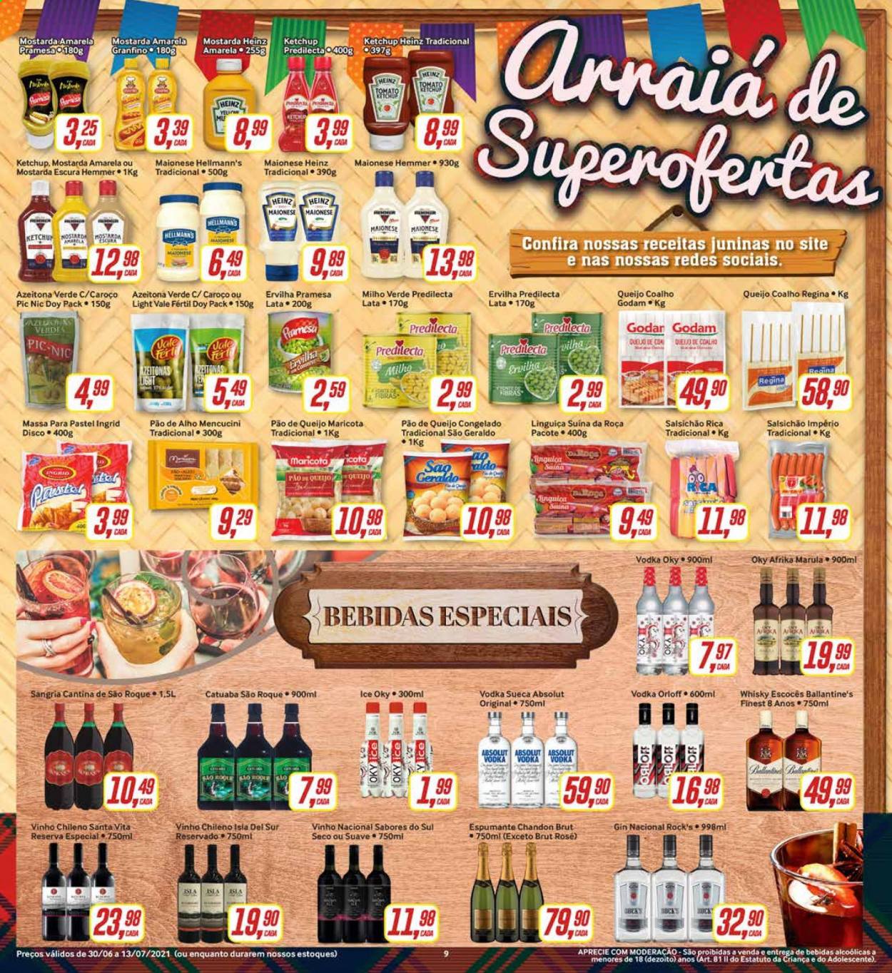 Folheto Rede Supermarket - 30/06/2021 - 13/07/2021. Página 9