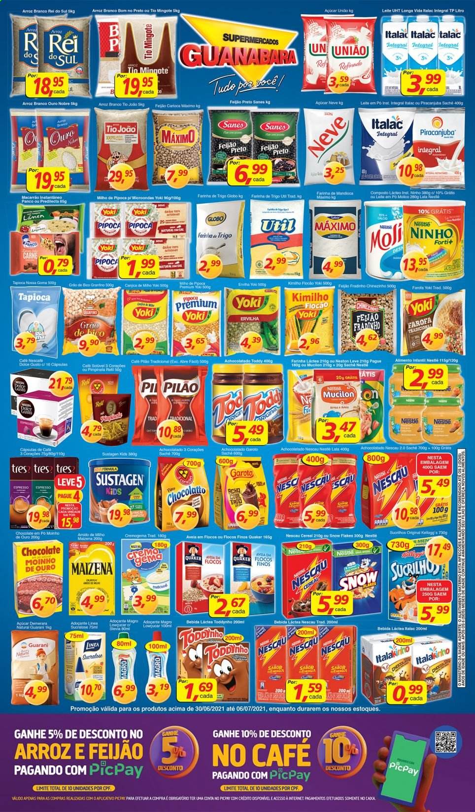 Folheto Supermercados Guanabara - 30/06/2021 - 06/07/2021. Página 2