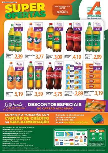 Folheto Atacadão - 01.07.2021 - 04.07.2021.