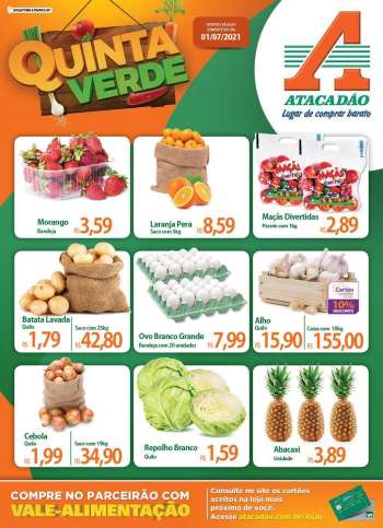 Folheto Atacadão - 01.07.2021 - 01.07.2021.