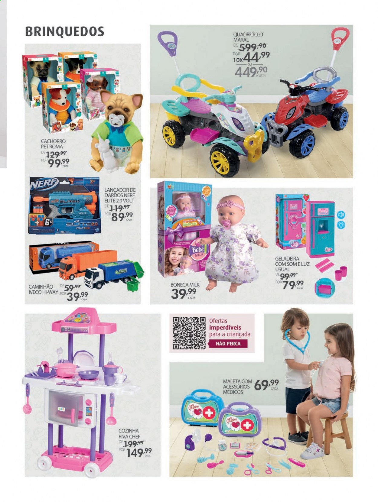 thumbnail - Folheto Havan - 01/06/2021 - 13/07/2021 - Produtos em promoção - geladeira, frigorífico, Nerf, boneca, brinquedo, carro brinquedo. Página 11.